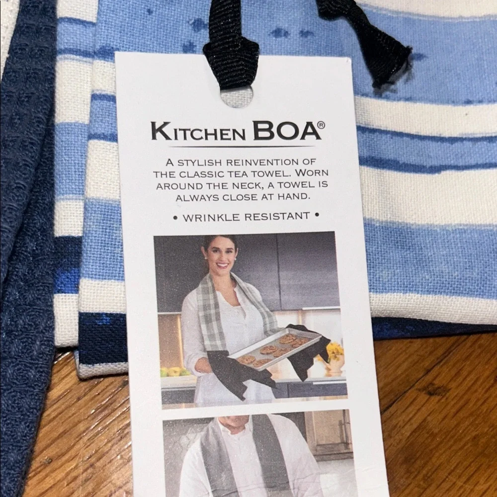 Blue 'Life is Better at the Lake' Kitchen Towel Set